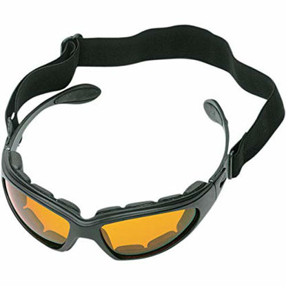 Picture of Bobster GXR Sunglasses, Black Frame/Amber Anti-fog Lens