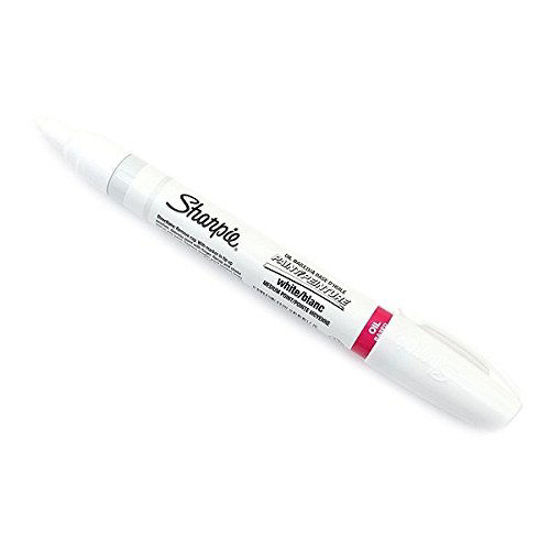 Picture of Sharpie : Permanent Paint Marker, Fine Point, White -:- Sold as 1 EA
