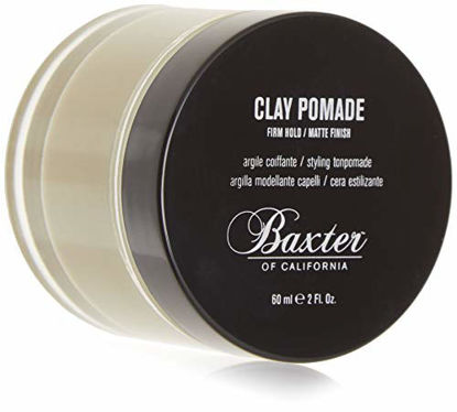 Picture of Baxter of California Clay Pomade, Matte Finish/Strong Hold, Hair Pomade for Men, 2 fl. Oz