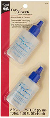 Picture of Dritz 1674 Fray Check Liquid Seam Sealant, 0.75-Fluid Ounce (2-Count)