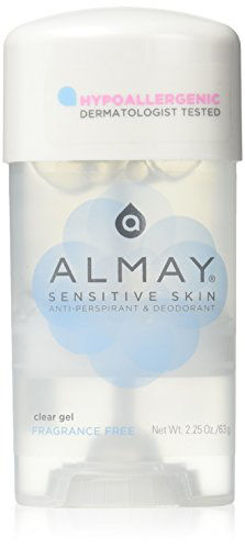 Picture of Almay Sensitive Skin Clear Gel, Anti-Perspirant & Deodorant, Fragrance Free, 2.25-Oz