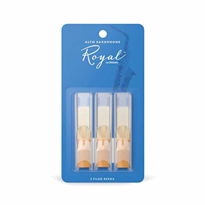 Picture of Royal by D'Addario Alto Sax Reeds, Strength 2, 3-pack