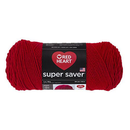Picture of RED HEART Super Saver Yarn, Cherry Red