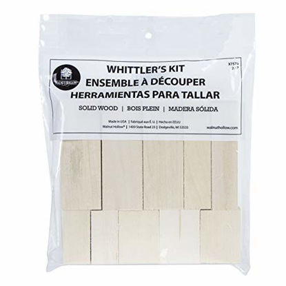 Picture of Walnut Hollow Basswood Whittlers Carving Blocks, 10 Piece, Natural