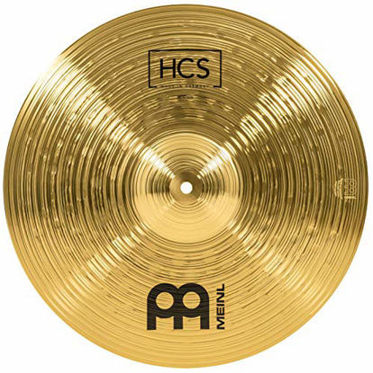 Picture of Meinl 16 Crash Cymbal - HCS Traditional Finish Brass for Drum Set, Made In Germany, 2-YEAR WARRANTY (HCS16C)