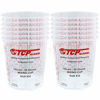 Picture of Custom Shop Pack of 12 Each 32 Ounce Paint Mix Cups with calibrated Mixing ratios on Side of Cup