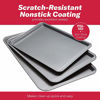 Picture of Goodcook 08929002199 Nonstick Bakeware, Set Of 3 Non-Stick Cookie Sheet, Multicolor