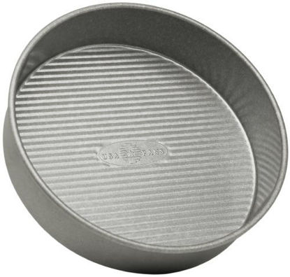 Picture of USA Pan Bakeware Round Cake Pan, 9 inch, Nonstick & Quick Release Coating, 9-Inch,Aluminized Steel