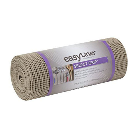 Picture of Duck Brand Select Grip EasyLiner Shelf and Drawer Liner, Non-Adhesive, 12-Inch x 20-Feet, Brownstone, 1100731