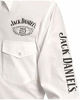 Picture of Jack Daniels Men's Daniel's Logo Rodeo Long Sleeve Western Shirt White Large