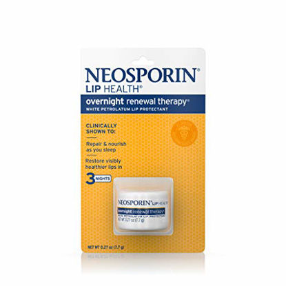 Picture of Neosporin Lip Health Overnight Healthy Lips Renewal Therapy Petrolatum Lip Protectant 0.27 oz