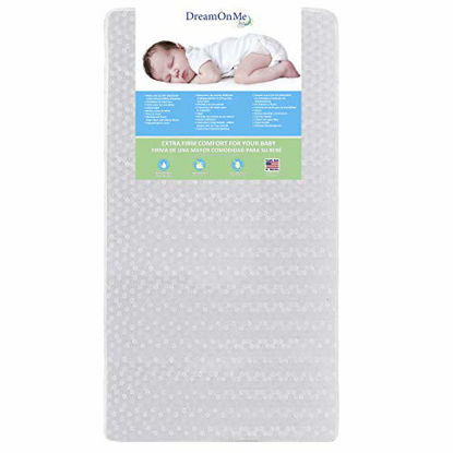 Picture of Dream On Me, Orthopedic Firm Foam Standard Crib Mattress, White, Full (5E5WL)
