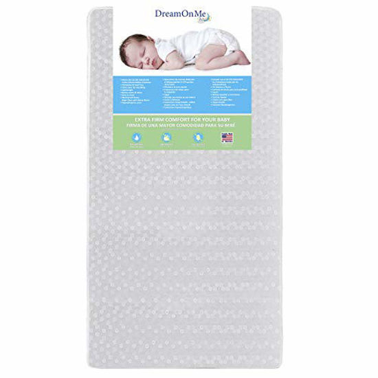 Picture of Dream On Me, Orthopedic Firm Foam Standard Crib Mattress, White, Full (5E5WL)
