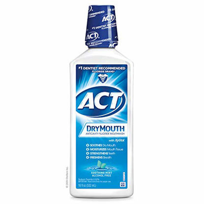 Picture of ACT Total Care Dry Soothing Mouthwash, Mint, 18 Ounce