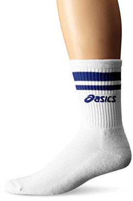 Picture of ASICS Old School Crew, White/Royal, Large