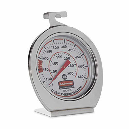 Picture of Rubbermaid Commercial Products Stainless Steel Instant Read Oven/Grill/Smoker Monitoring Thermometer
