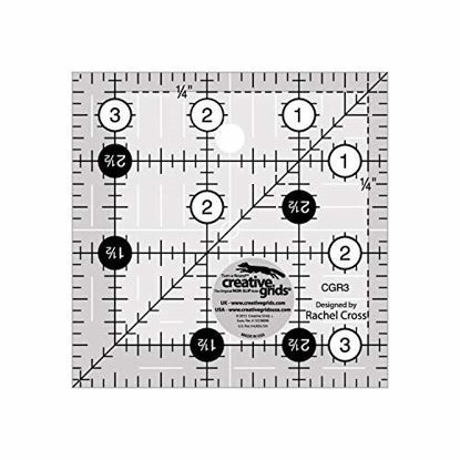 Picture of Creative Grids Quilting Ruler 3 1/2" Square