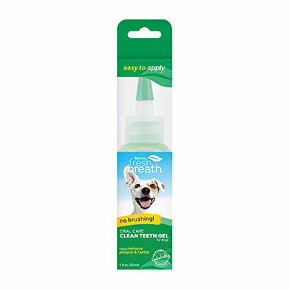 Picture of Fresh Breath by TropiClean No Brushing Clean Teeth Dental & Oral Care Gel for Dogs, 2oz, Made in USA