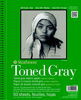 Picture of Strathmore (412-109 30% Post Consumer Fiber Wire Binding Recycled Toned Sketch Pad, 9"x12", Gray, 50 Sheets