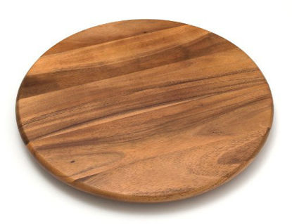 Picture of Lipper International Acacia Wood 18" Lazy Susan Kitchen Turntable