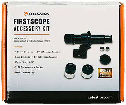 Picture of Celestron 21024-ACC FirstScope Accessory Kit (Black)