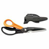 Picture of Fiskars 01005692 Cuts+More, 9 in. Length, 3-1/2 in. Cut, Black/Orange