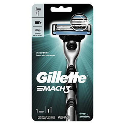Picture of Gillette Mach3 Men's Razor Handle + 1 Blade Refill