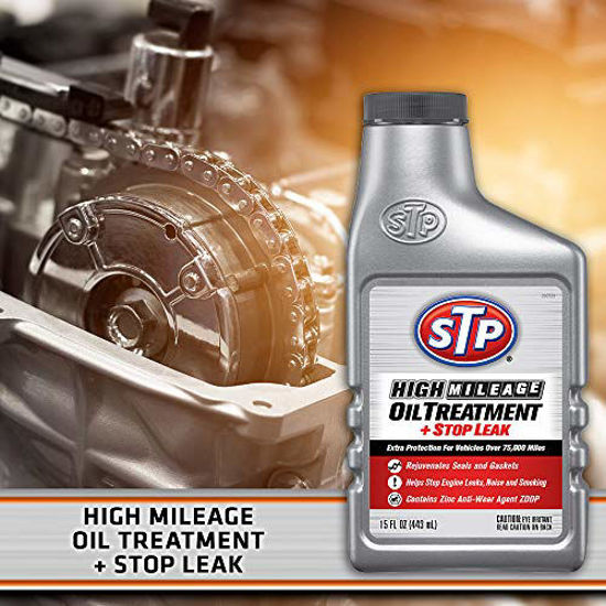 GetUSCart STP High Mileage Oil Treatment, Formula for Cars & Truck