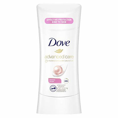 Picture of Dove Advanced Care Antiperspirant Deodorant Stick for Women, Beauty Finish, for 48 Hour Protection And Soft And Comfortable Underarms, 2.6 oz