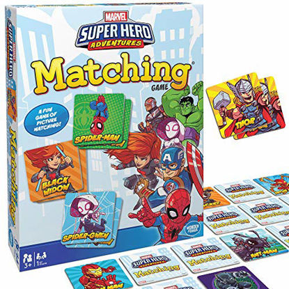 Picture of Wonder Forge Marvel Matching Game for Boys and Girls Age 3 to 5 - A Fun and Fast Superhero Memory Game