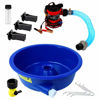 Picture of Blue Bowl Concentrator Kit with Pump, Leg Levelers, Vial - Gold Mining Equipment