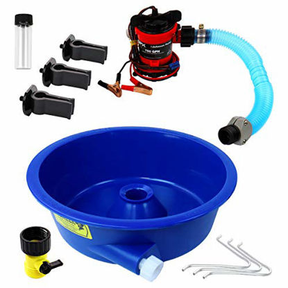 Picture of Blue Bowl Concentrator Kit with Pump, Leg Levelers, Vial - Gold Mining Equipment