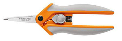 Picture of Fiskars 190500 RazorEdge Micro-Tip Easy Action Shears, 5 Inch, Orange and Gray