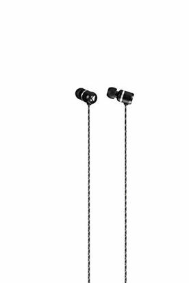 Picture of Kicker 43EB93B Microfit Premium Earbuds | in-Ear Noise-Isolating Earphones | Silicon Ear Tips 4 Sizes | in-Line Mic and Multi-Function Button | Legendary Audio Quality