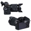Picture of Oval Rotatable Camera Eyecup Eyepiece Viewfinder Eyeshade for Sony A9II A7RIV A7RIII A7III A7RII A7SII A7II A7 A7S A7R Mark IV III II A7M3 A9 A58 A99II Replaces Sony FDA-EP18 FDA-EP16 FDA-EP15 Eye Cup