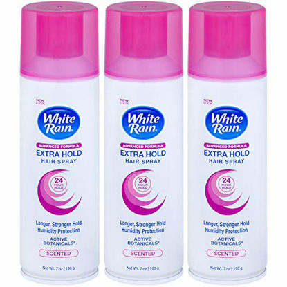 Picture of White Rain Hair Spray Aerosol Extra Hold 7 Ounces (Value Pack of 3)