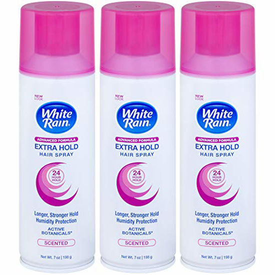 Picture of White Rain Hair Spray Aerosol Extra Hold 7 Ounces (Value Pack of 3)