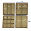 Picture of Huji Stackable Jewelry Trays Organizer Storage Rings Earrings Bracelets Watches Necklaces (1, Camel Brown Stack-able Trays)