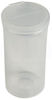 Picture of 19 Dram Pop Top Medium Prescription Vials/Bottle Variety of Colors for All Your Pills or Supplements by MT Products-(15 Pieces) (Hazy See-Through Clear)