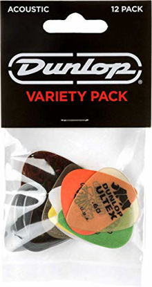 Picture of Jim Dunlop Acoustic Variety Pack Guitar Picks (PVP112)