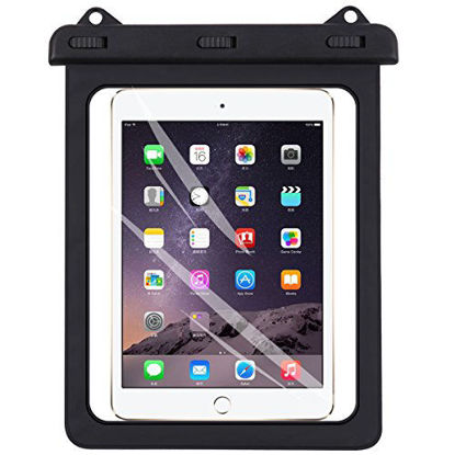 Picture of Universal iPad Waterproof Case, AICase Dry Bag Pouch for iPad Pro 10.5, New iPad 9.7 2017/2018, iPad Pro 9.7, iPad Air/Air 2, Tablets up to 11.5 Inch (Black)