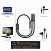 Picture of MillSO Headset Splitter for 2 TRRS Headphones or Mics - 3.5mm Jack Adapter TRRS 4-Pole Splitter Male to 2 Dual Female Adapter Compatible for 2 Headphones or Microphones to Connect Mobile Phone, Laptop