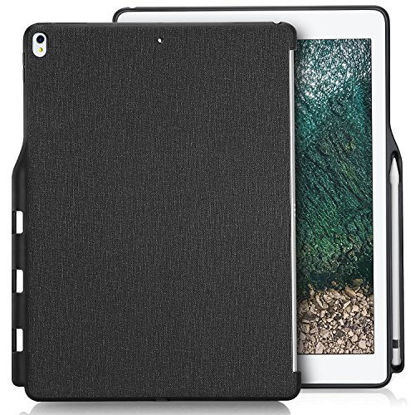 Picture of ProCase iPad Pro 12.9 2017/2015 Companion Back Cover Case, with Apple Pencil Holder for iPad Pro 12.9 Inch (Both 2017 and 2015 Models), Match for Apple Smart Keyboard and Smart Cover -Black
