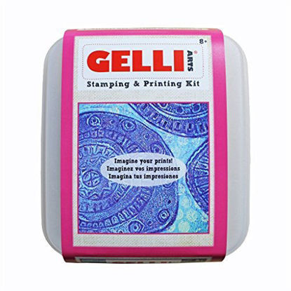 Picture of Gelli Arts Stamping and Printing Kit, 19 x 16.5 x 11.5 cm, Multi-Colour