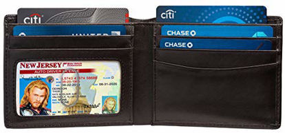 Picture of Wallet for Mens - Genuine Leather Slim Bifold RFID Blocking Packed in Stylish Gift Box