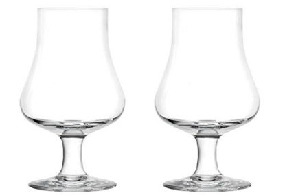Picture of Brilliant - Highland Tasting and Nosing Scotch Glass on a Short Stem, 6.75oz. (Set of 2 in Individual Gift Boxes)