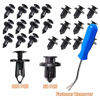Picture of EZYKOO 150 pcs Fender Clip,Plastic Clips for Car,Push-Type Bumper Fasteners Rivet Clips-2 Sizes Auto Clips & Fastener for Bumper Fender Clips Replacement-Fastener Removal Tool Included