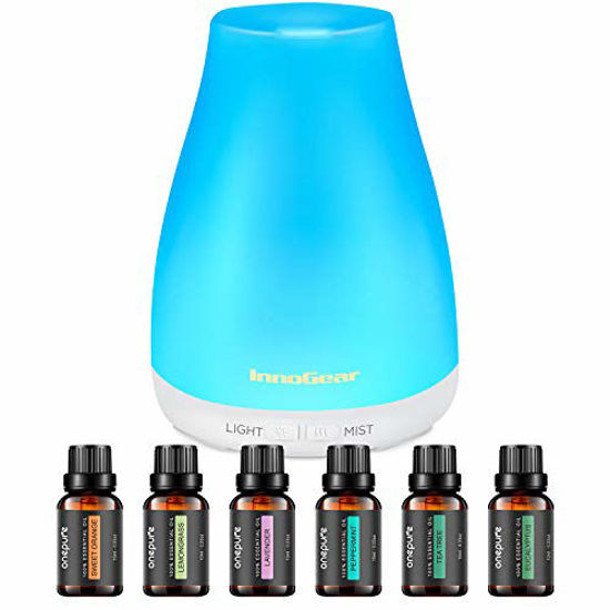 Essential Oil Diffuser Aromatherapy Cool Mist Humidifier For