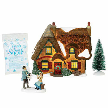 Picture of Department 56 Dickens Village Brookshire Cottage Lit Building and Accessories, 5.25", Multicolor