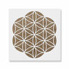 Picture of Flower of Life Stencil - Reusable Stencils for Painting - Mylar Stencil for Crafts and Decorations